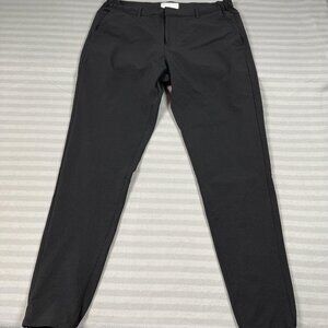 Tailored Athlete Pants Mens Large Black Everyday Jogger Stretch Cuffed Tapered